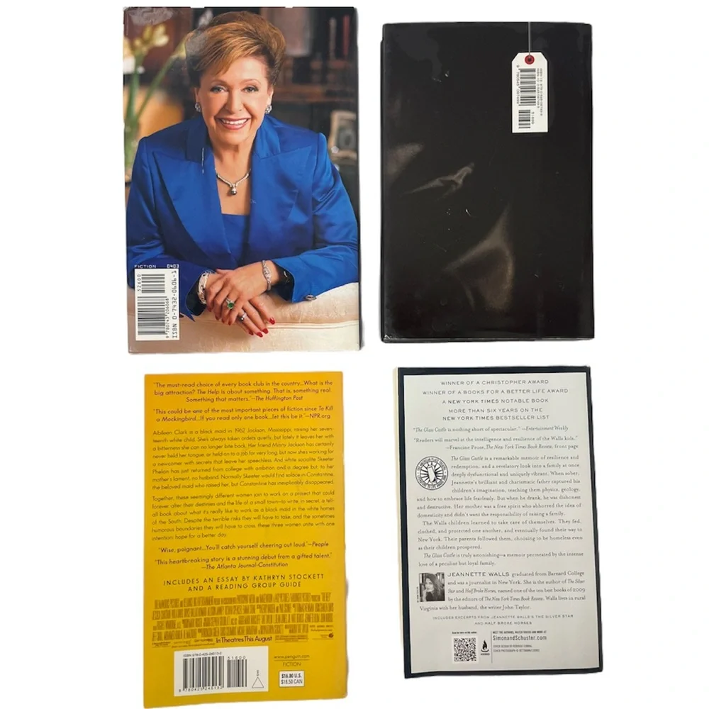 Bestseller Book Bundle The Help Glass Castle Mary Higgins Clark Gentlemen 4 Pc